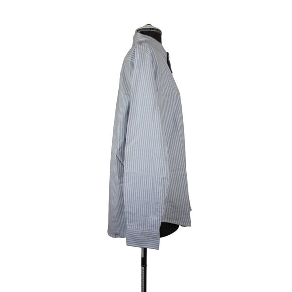 Gap men's striped button down collar classic long sleeve Oxford shirt S - Picture 4 of 12